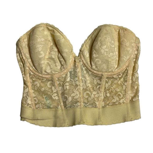 Vintage Nude Sexy Corset Lingerie Cup 36B
